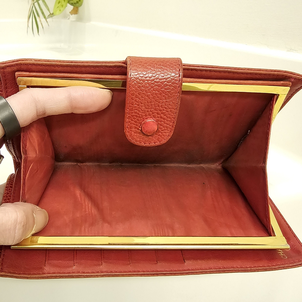 CHANELl Caviar Red Leather Wallet - Picture 10 of 10